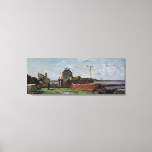 The Francois Ier Tower at le Havre, 1852 Canvas Print