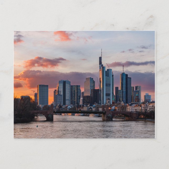The Frankfurt Postcard skyline (Front)