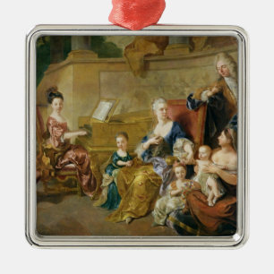 The Franqueville Family, 1711 Metal Tree Decoration