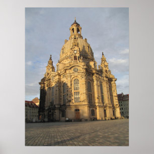 The Frauenkirche in Dresdn Poster