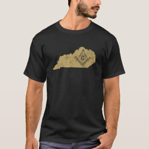 The Freemason Kentucky With Masonic Symbol T-Shirt