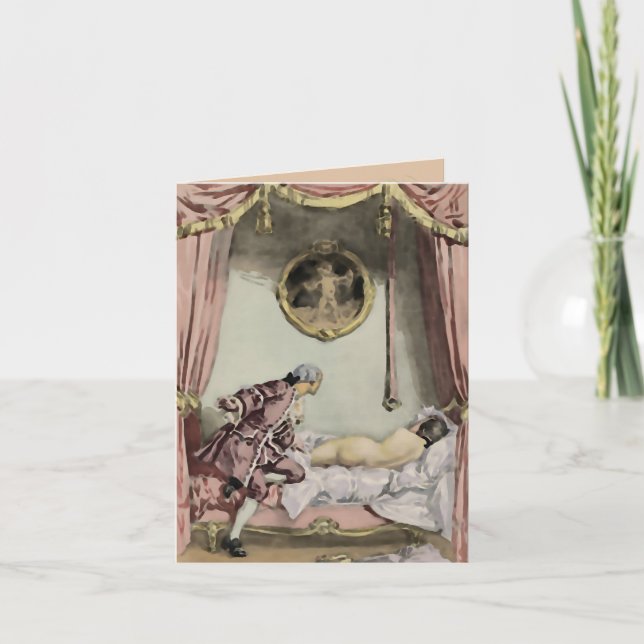 The French Bed ~  Cards / Invitations / RSVP (Front)