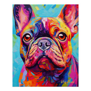 The French Bulldog Dog 003 - Zetton Ziana Poster
