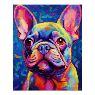 The French Bulldog Dog 004 - Zetton Ziana Poster