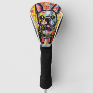 The French Bulldog Graffiti 01 - Leonardo Abbacchi Golf Head Cover