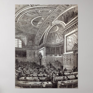 The French Chamber of Peers Poster