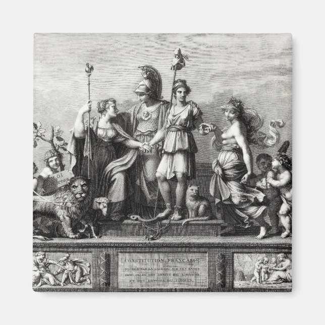 The French Constitution Magnet (Front)