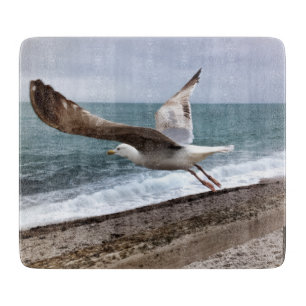The French Etretat seagull Cutting Board