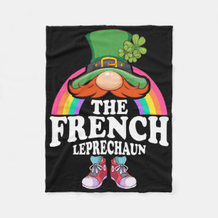 The French Leprechaun St Patricks Day Costume Fleece Blanket
