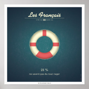 The French who can't swim Poster