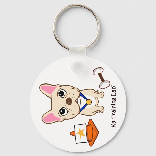 The Frenchie (Rally/Obedience): Key Chain (Front)