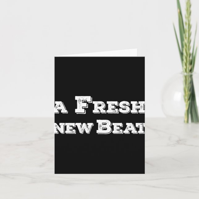 The Fresh New Beat Family Matching For Dad Son Men Card (Front)