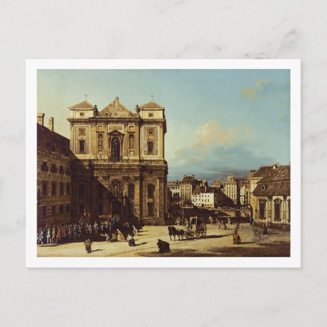 The Freyung in Vienna, view from the Northwest, c. Postcard (Front)