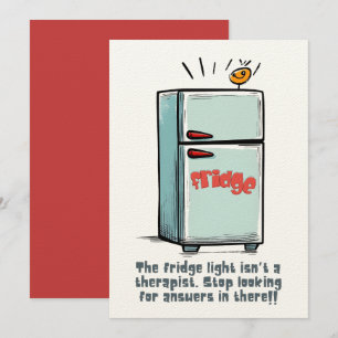 The Fridge Light Isn’t a Therapist Fun Diet Meme Invitation