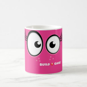 The friendliest tile around is ready for a drink! coffee mug