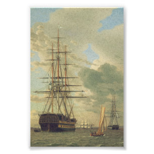 The Frigate at Anchor in the Roads  Photo Print
