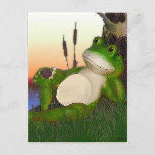 The Frog and the Snail Postcard