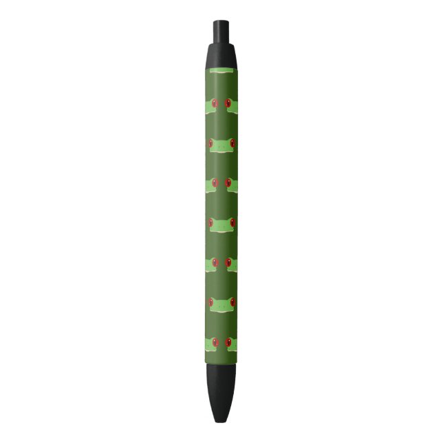 The Frog Face Black Ink Pen (Front Vertical)