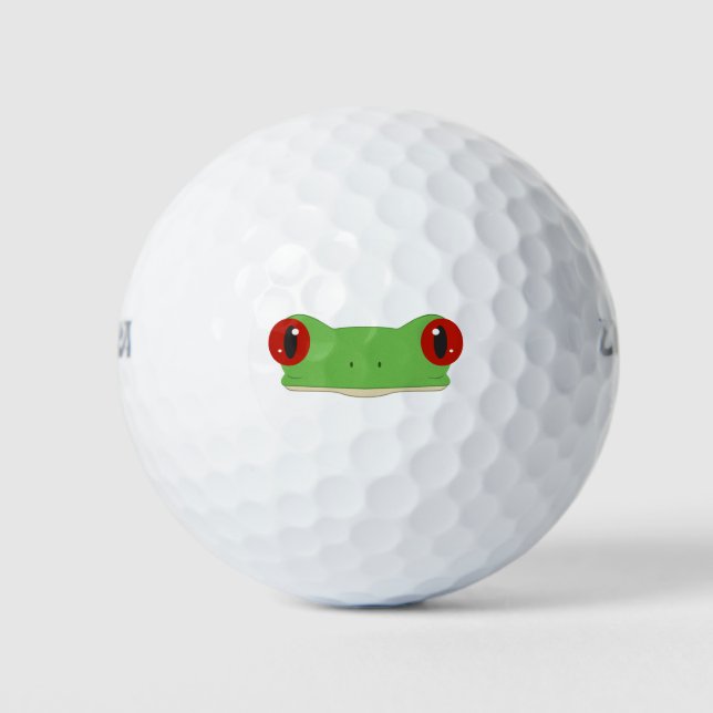 The Frog Face Golf Balls (Front)