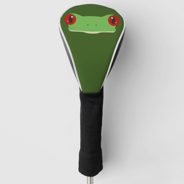 The Frog Face Golf Head Cover (Front)