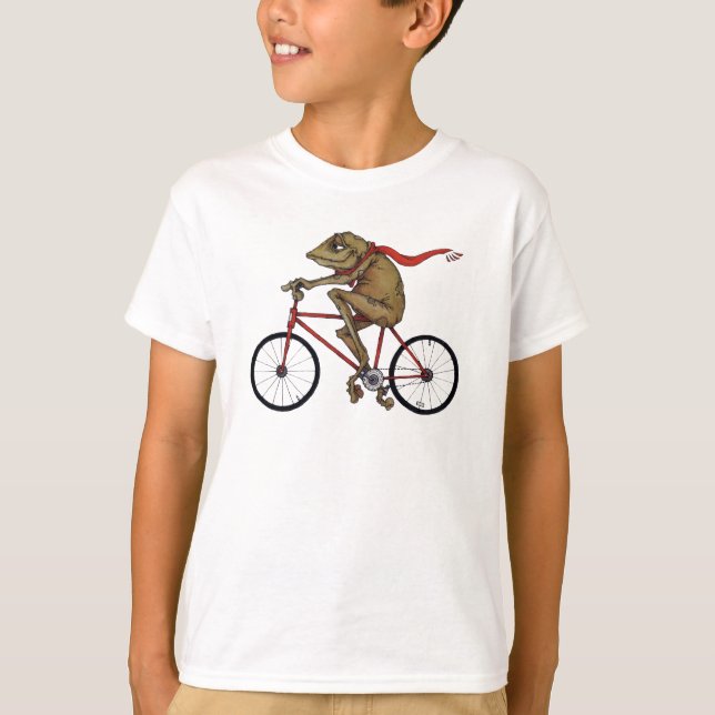 The Frog on a Bike Shirt! T-Shirt (Front)