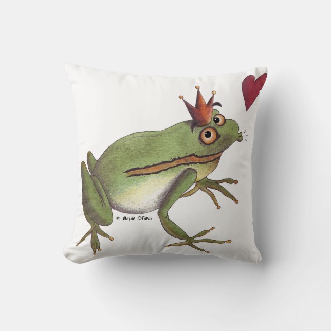 The frog prince cushion (Front)