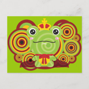 The frog which did not fit a prince postcard