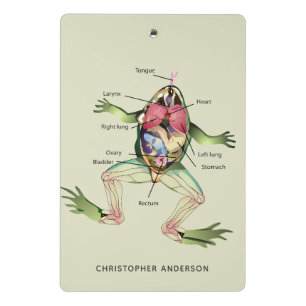The Frog's Anatomy Personalised Mini Clipboard