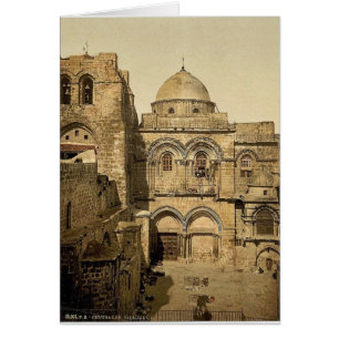 The front of the Holy Sepulchre, Jerusalem, Holy L