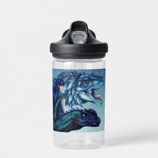 The Frost Mage and Her Guardians Water Bottle (Front)