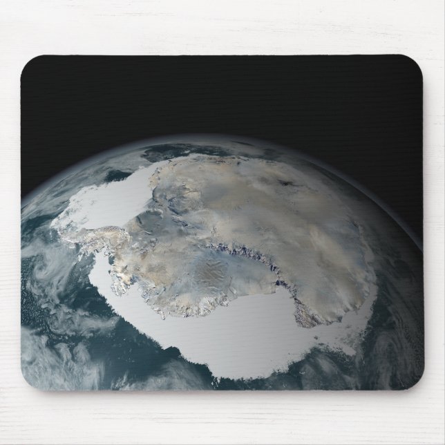 The frozen continent of Antarctica Mouse Pad (Front)