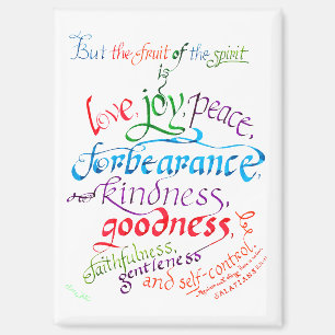 The Fruit of the Spirit Bible Verse Magnet