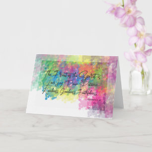The Fruit of the Spirit - Galatians 5 Card