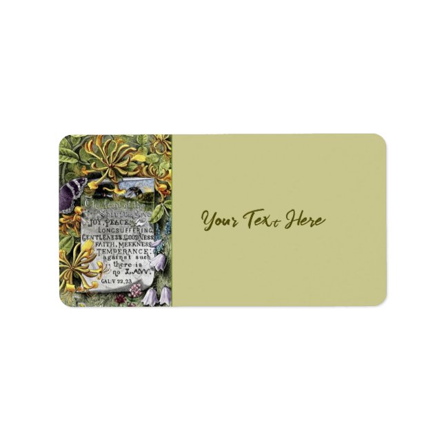 The Fruit Of The Spirit  Label (Front)