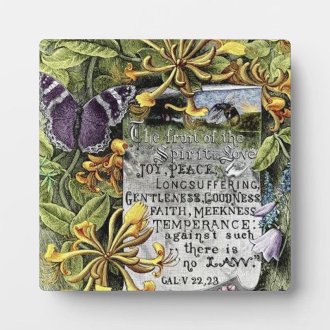The Fruit Of The Spirit Plaque (Front)