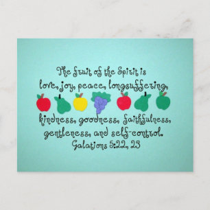 The fruit of the Spirit... Postcard