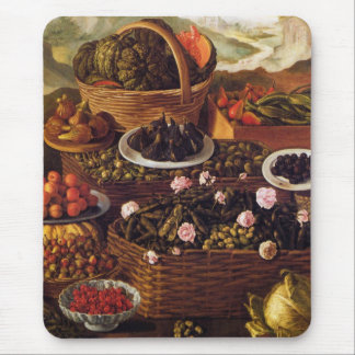 The Fruit Seller in detail by Vincenzo Campi Mouse Pad