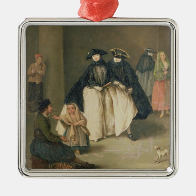 The Fruit Seller Metal Tree Decoration (Front)