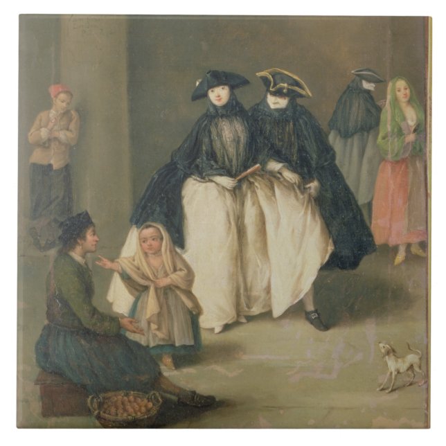 The Fruit Seller Tile (Front)