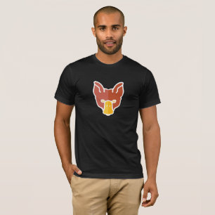 The Full Face DuckFox on Dark T-Shirt