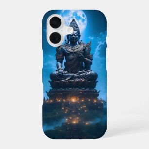 The Full Moon Light of the Buddha iPhone 16 Case