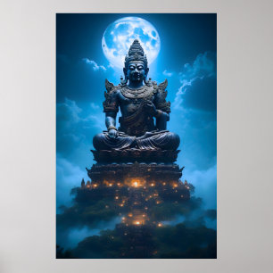The Full Moon Light of the Buddha Poster