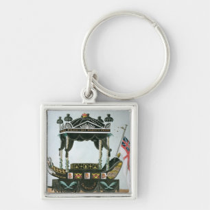 The Funeral of Lord Nelson  on 9th January 1806 Key Ring
