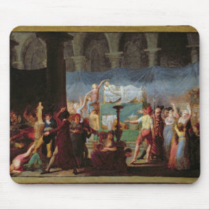 The Funeral of Marat in the Ancient Church Mouse Pad