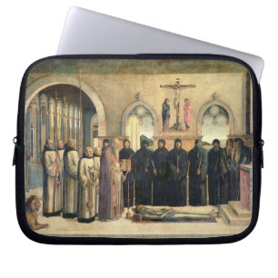 The Funeral of St. Jerome, c.1470-1472 (oil on can Laptop Sleeve
