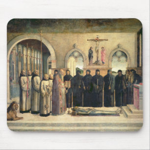 The Funeral of St. Jerome, c.1470-1472 (oil on can Mouse Pad