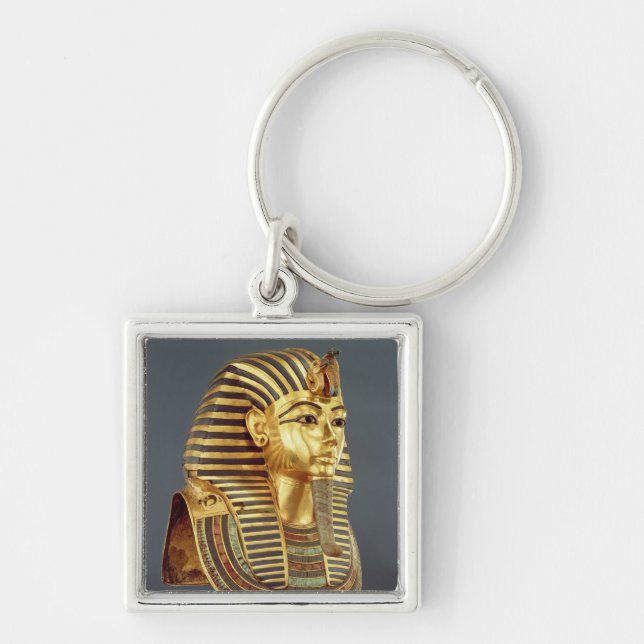 The funerary mask of Tutankhamun Key Ring (Front)