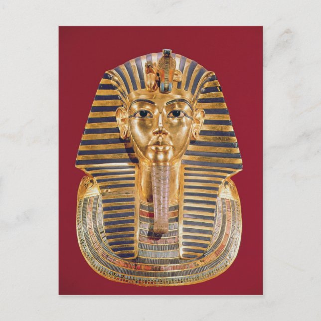 The funerary mask of Tutankhamun Postcard (Front)