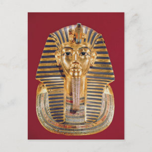 The funerary mask of Tutankhamun Postcard