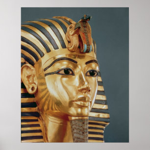 The funerary mask of Tutankhamun Poster